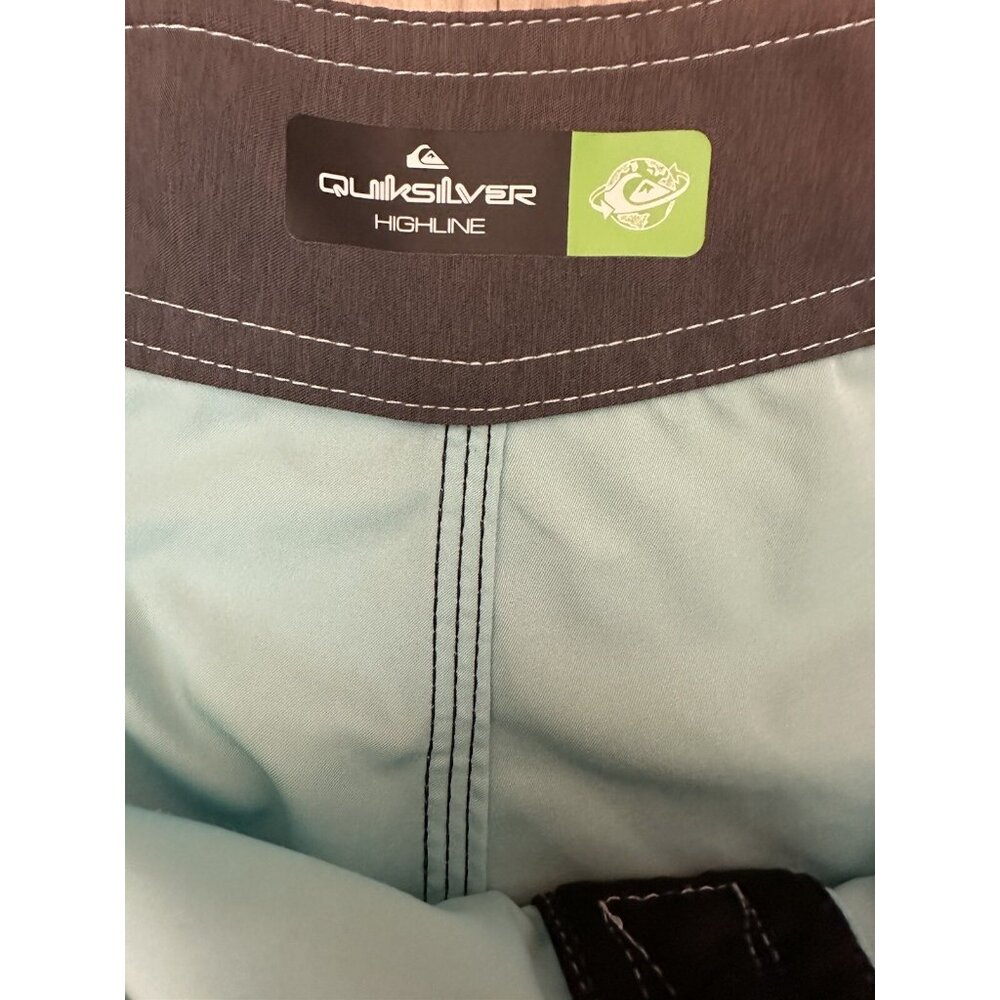 Quiksilver Men's Standard Surfsilk Stretch 20" Boardshort Swim Trunk Blue Sz 30 - Picture 4 of 5